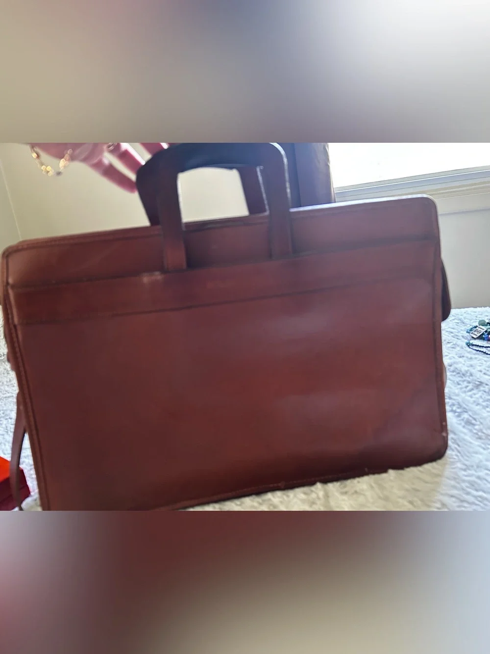 Vintage Coach Senator Briefcase Business Bag – Style 5351 | British Tan | USA